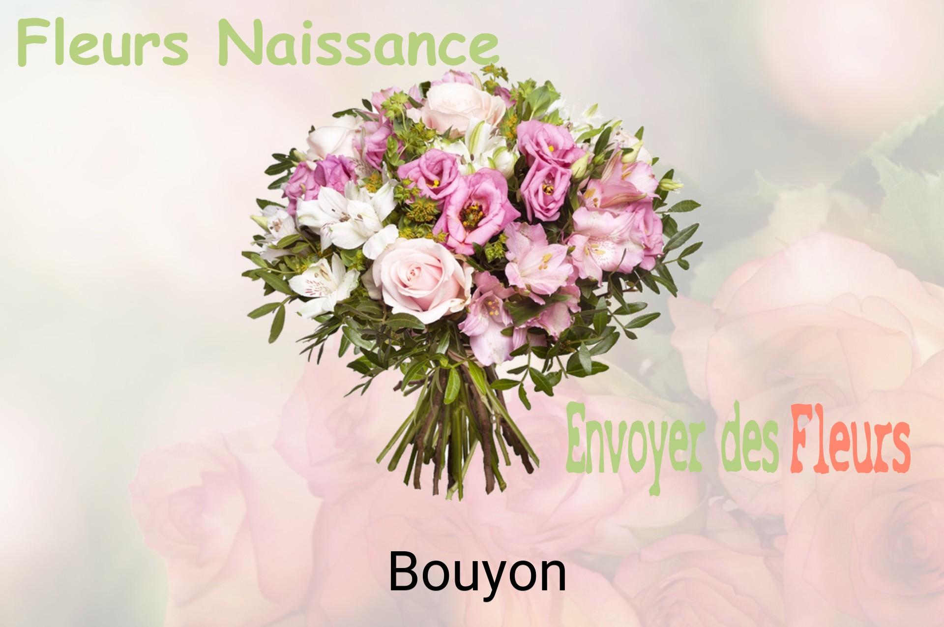 Bouquet de fleurs de naissance livré à Bouyon
